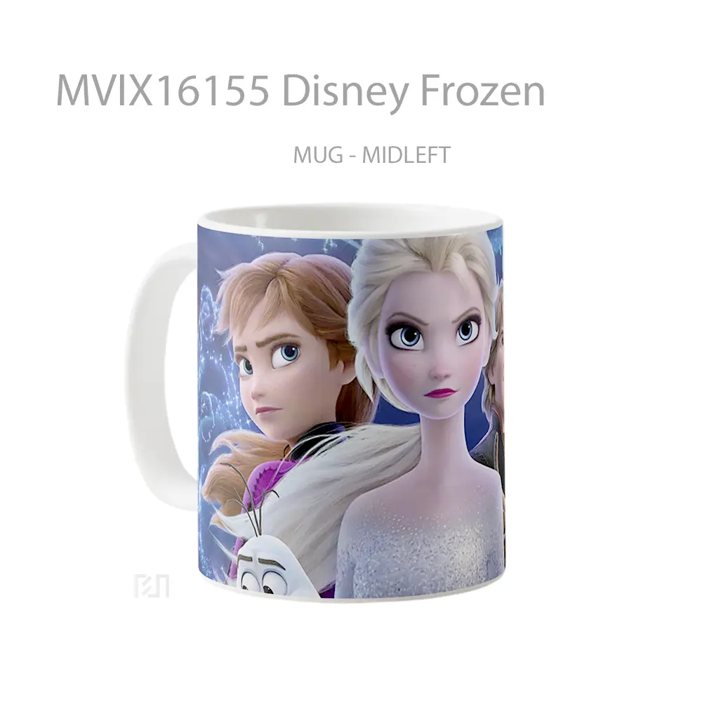 Mug Disney Frozen Full Wrap Lanscape - All-side / Desain