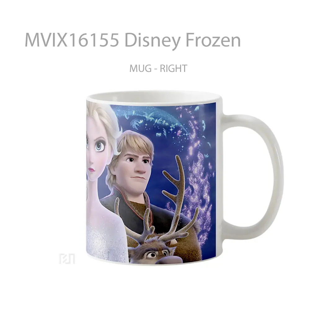 Mug Disney Frozen Full Wrap Lanscape - All-side / Desain