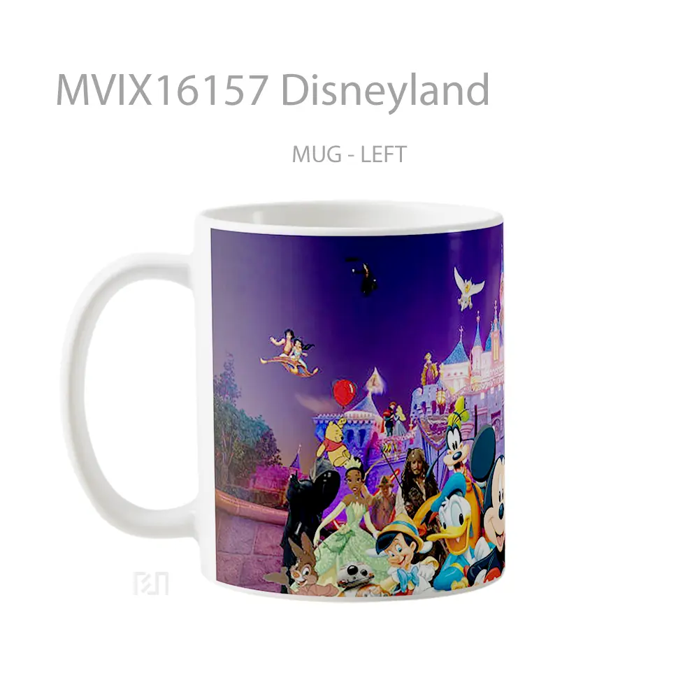 Mug Disneyland Full Wrap Lanscape - All-side / Desain