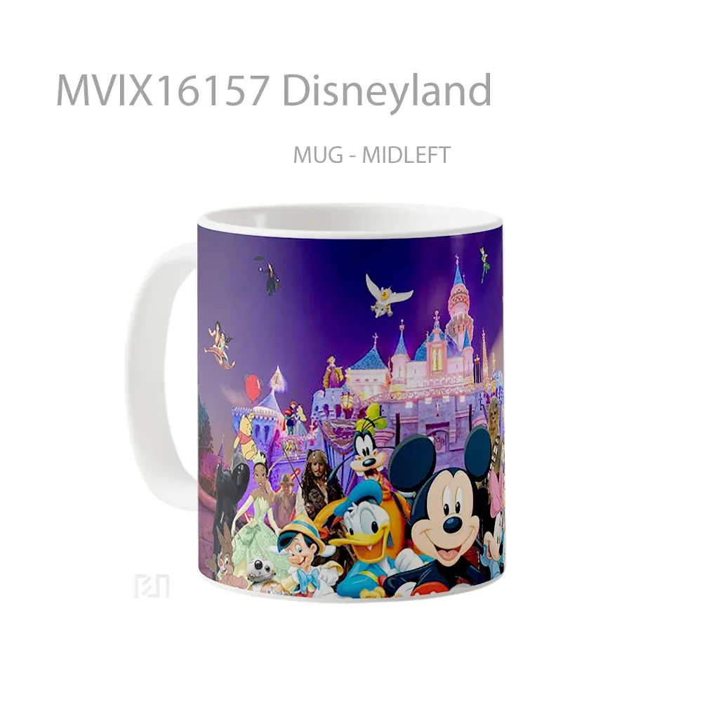 Mug Disneyland Full Wrap Lanscape - All-side / Desain