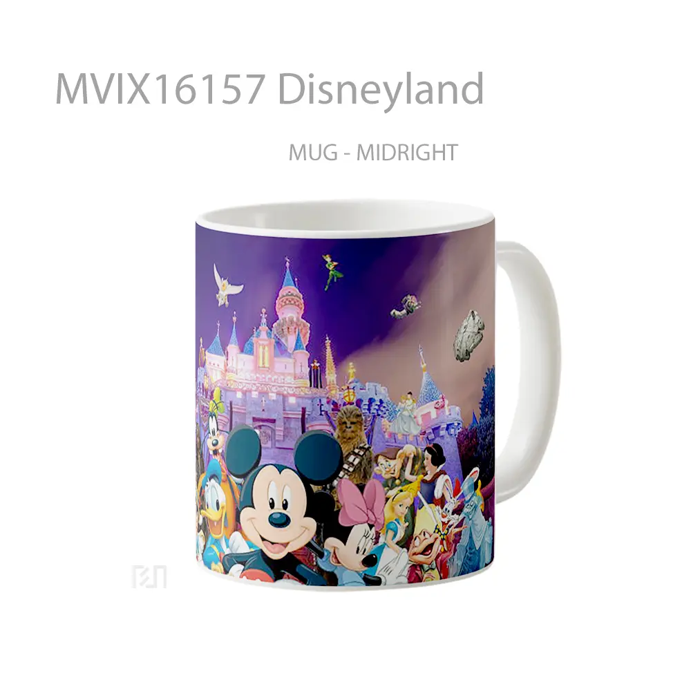 Mug Disneyland Full Wrap Lanscape - All-side / Desain