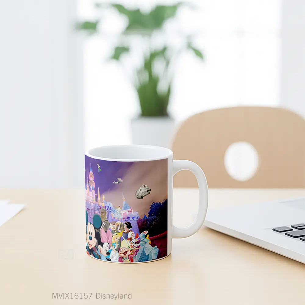 Mug Disneyland Full Wrap Lanscape - All-side / Desain
