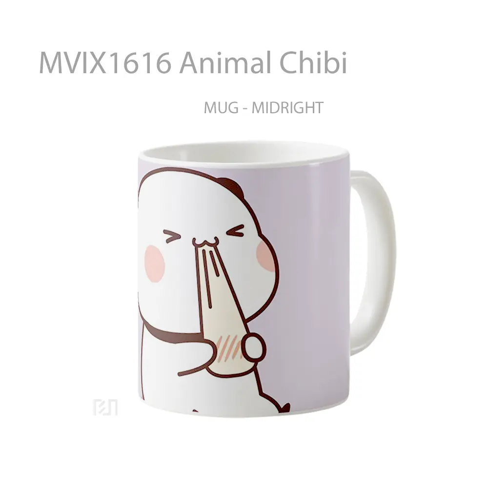 Mug Animal Chibi Full Wrap Lanscape - All-side / Desain