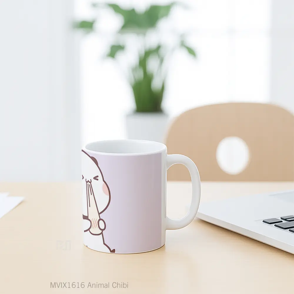 Mug Animal Chibi Full Wrap Lanscape - All-side / Desain
