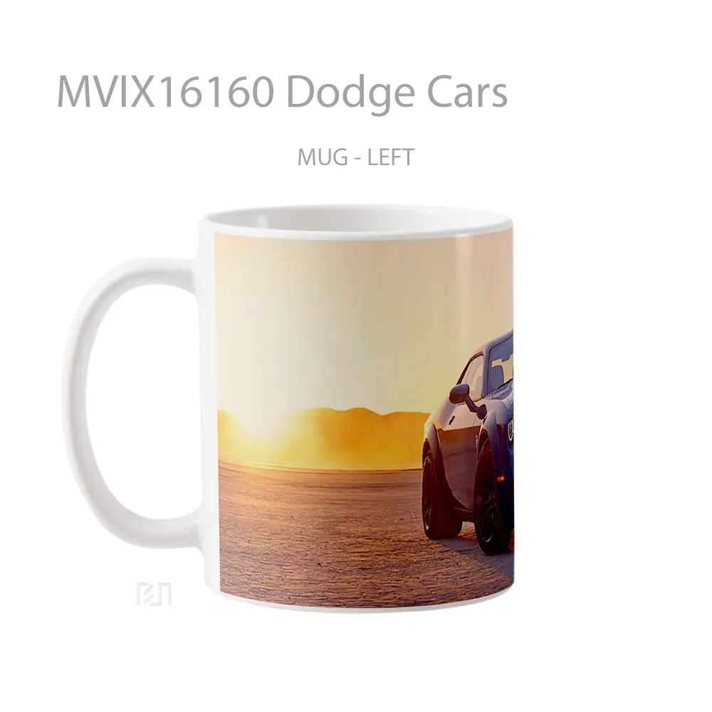 Mug Dodge Cars Full Wrap Lanscape - All-side / Desain