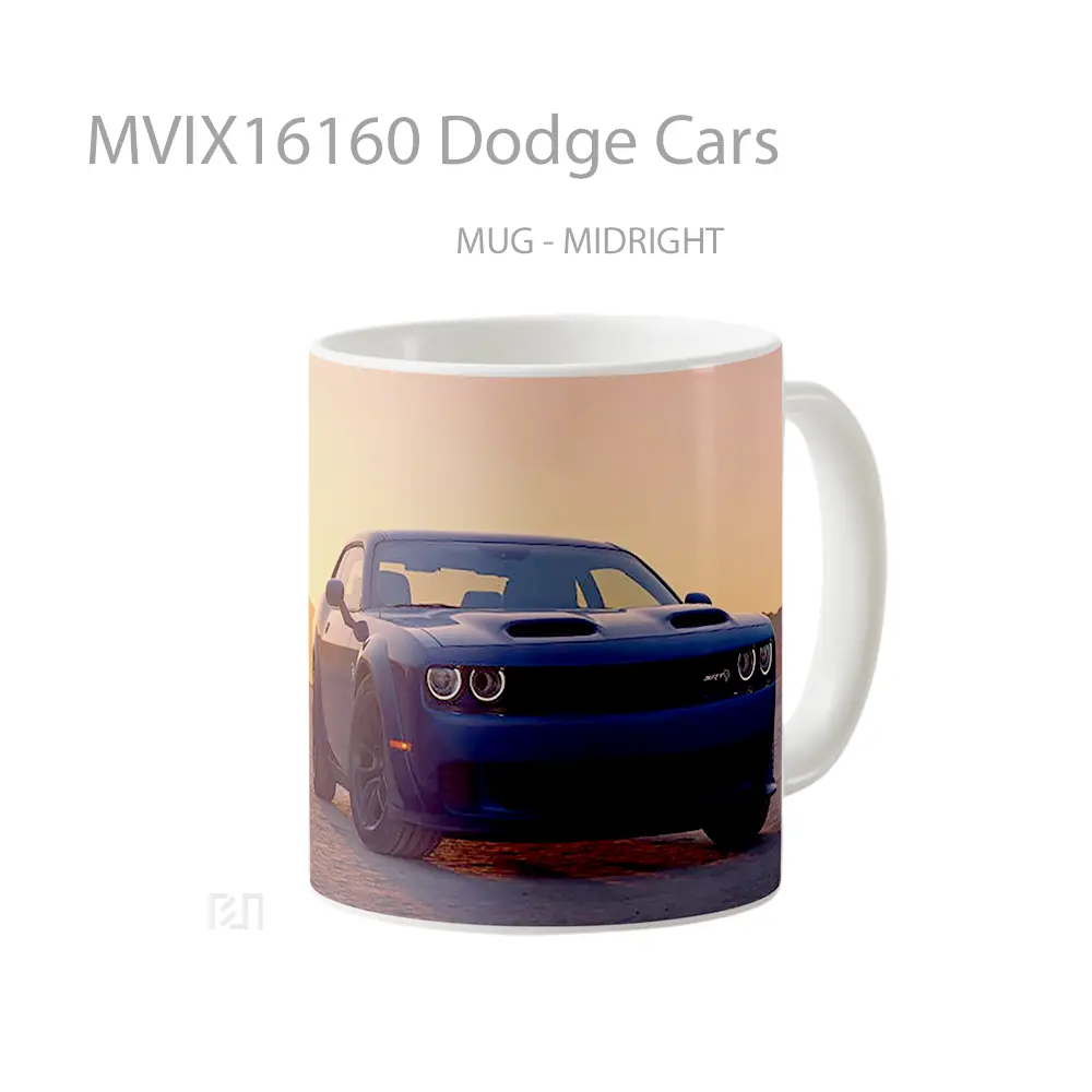 Mug Dodge Cars Full Wrap Lanscape - All-side / Desain