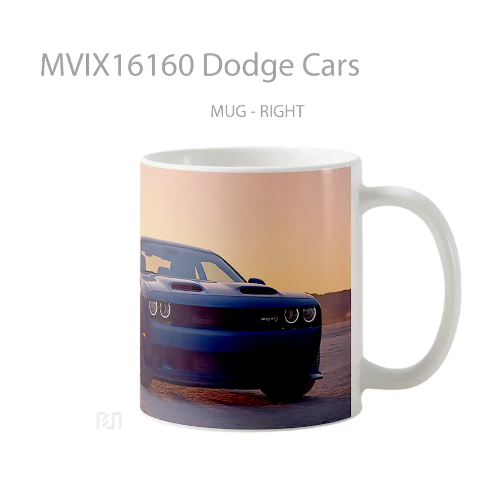 Mug Dodge Cars Full Wrap Lanscape - All-side / Desain