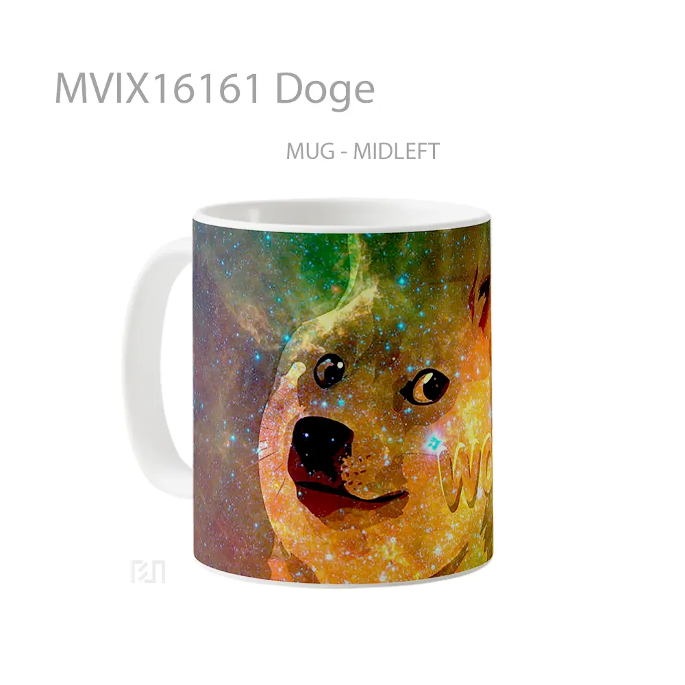 Mug Doge Full Wrap Lanscape - All-side / Desain