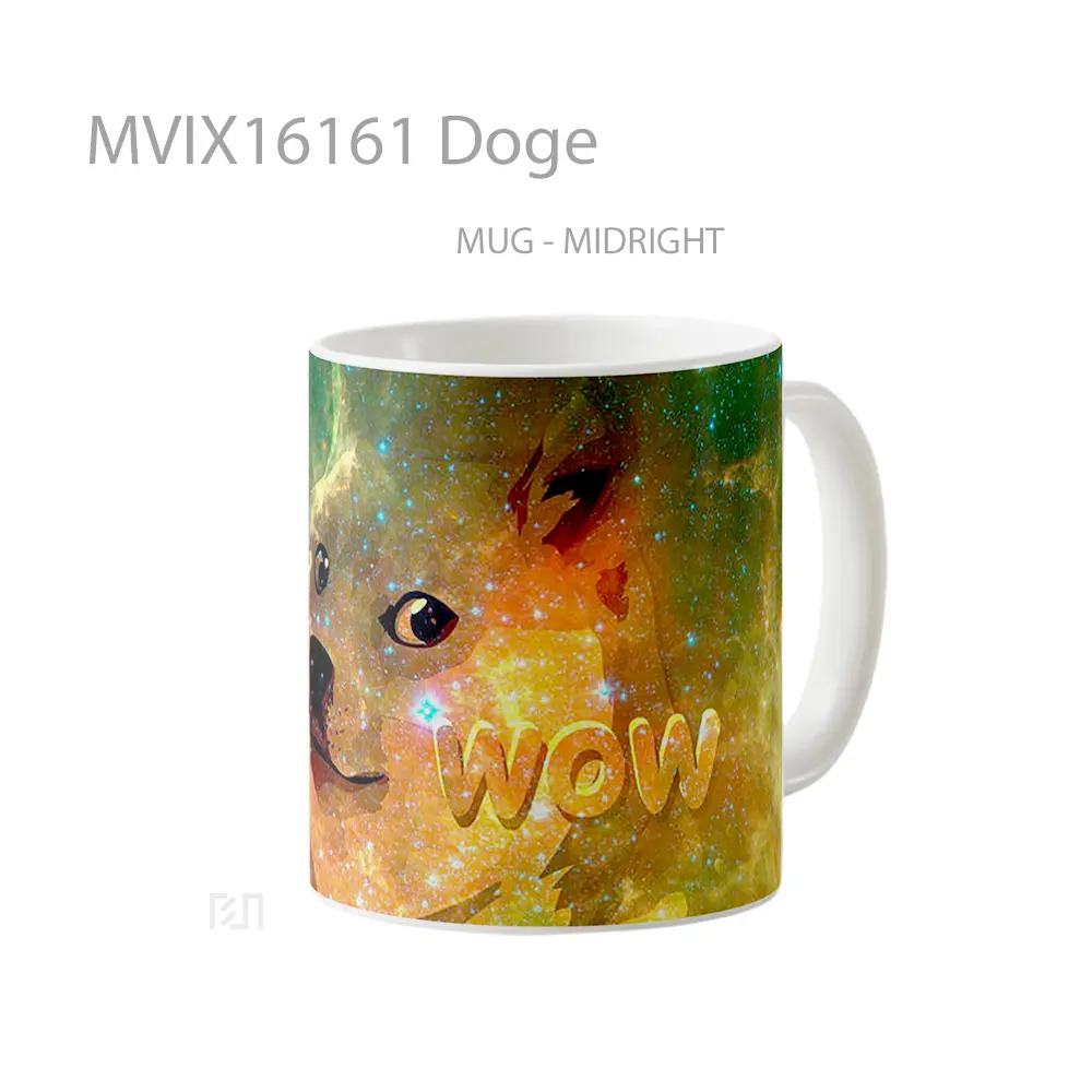 Mug Doge Full Wrap Lanscape - All-side / Desain