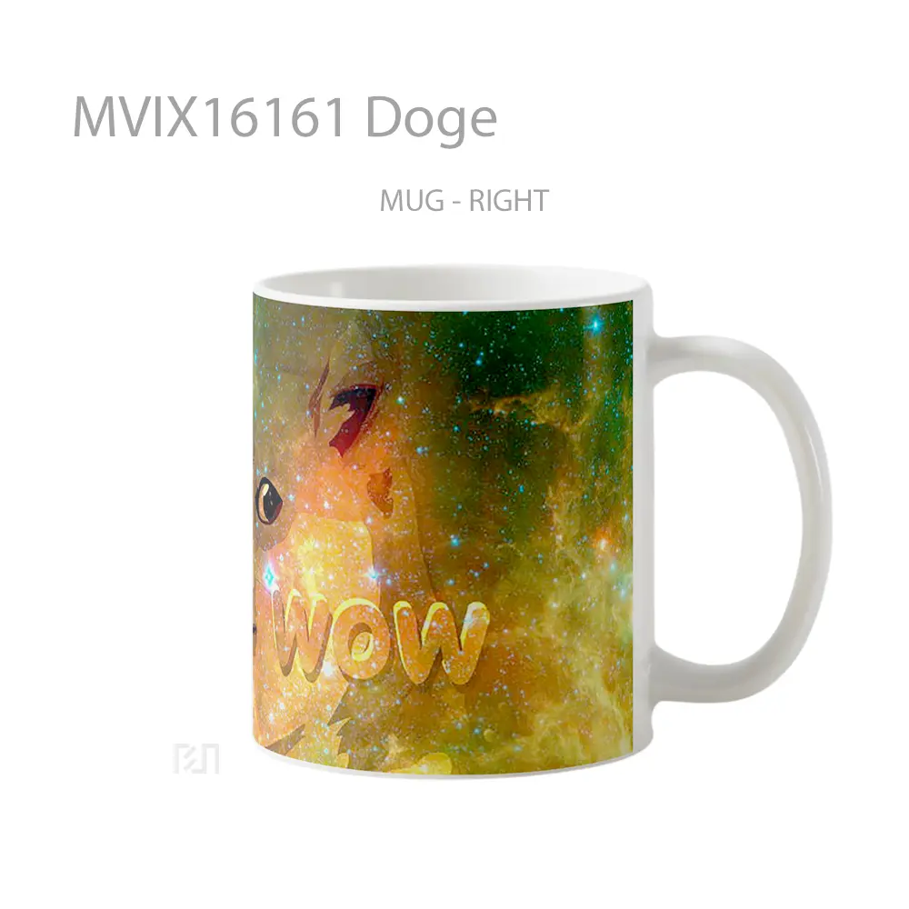 Mug Doge Full Wrap Lanscape - All-side / Desain