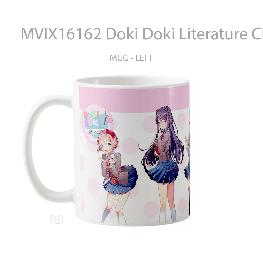 Mug Doki Doki Literature Club Full Wrap Lanscape - All-side / Desain