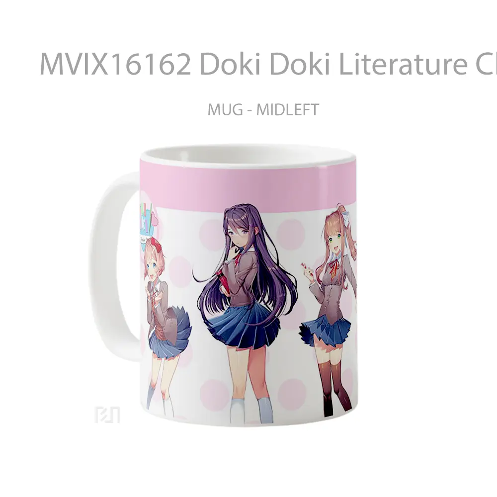 Mug Doki Doki Literature Club Full Wrap Lanscape - All-side / Desain