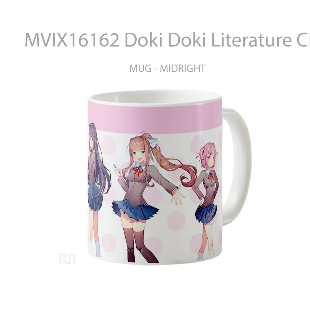 Mug Doki Doki Literature Club Full Wrap Lanscape - All-side / Desain