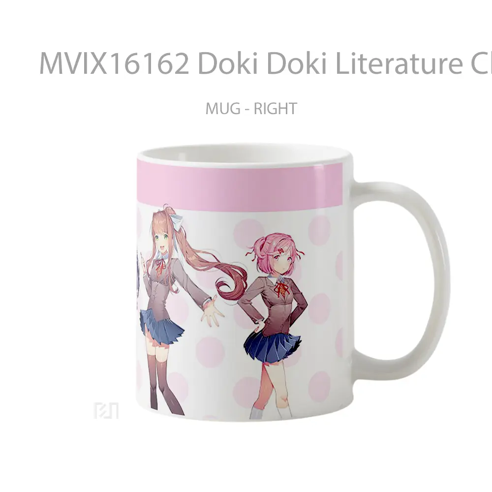 Mug Doki Doki Literature Club Full Wrap Lanscape - All-side / Desain