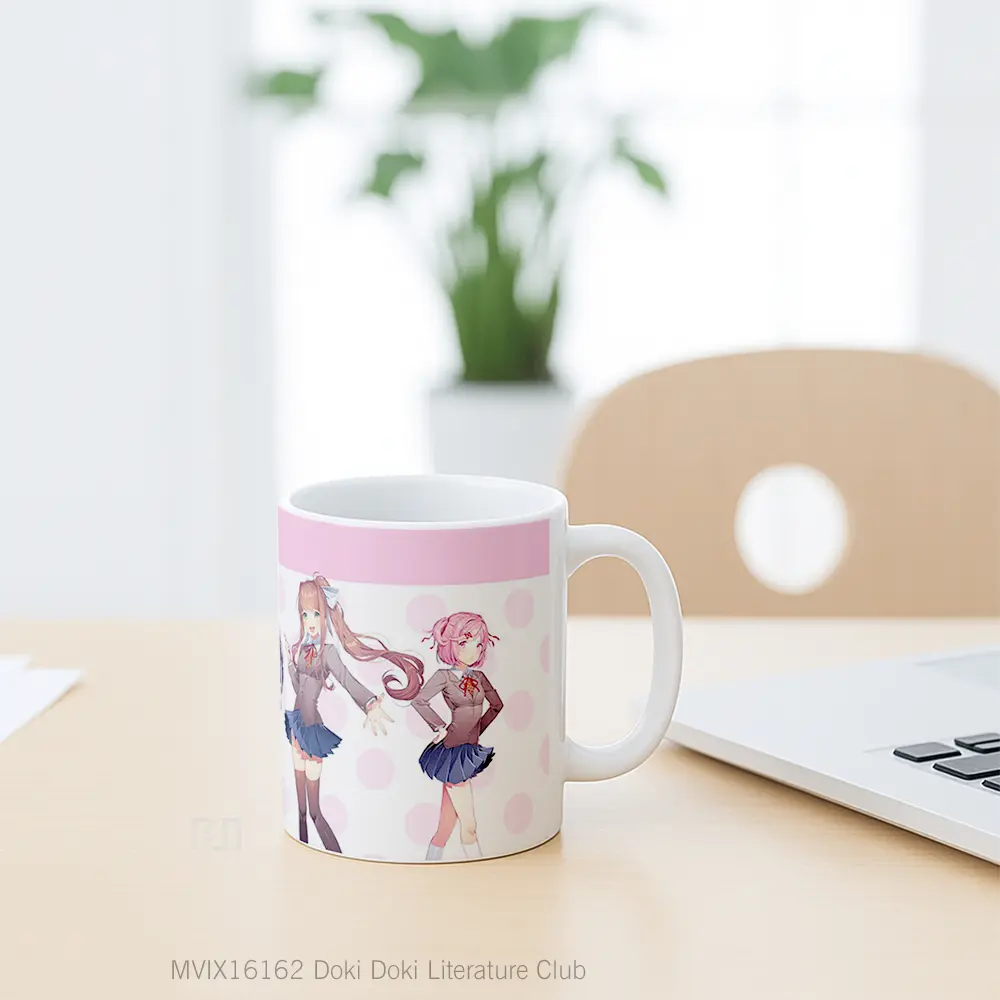 Mug Doki Doki Literature Club Full Wrap Lanscape - All-side / Desain