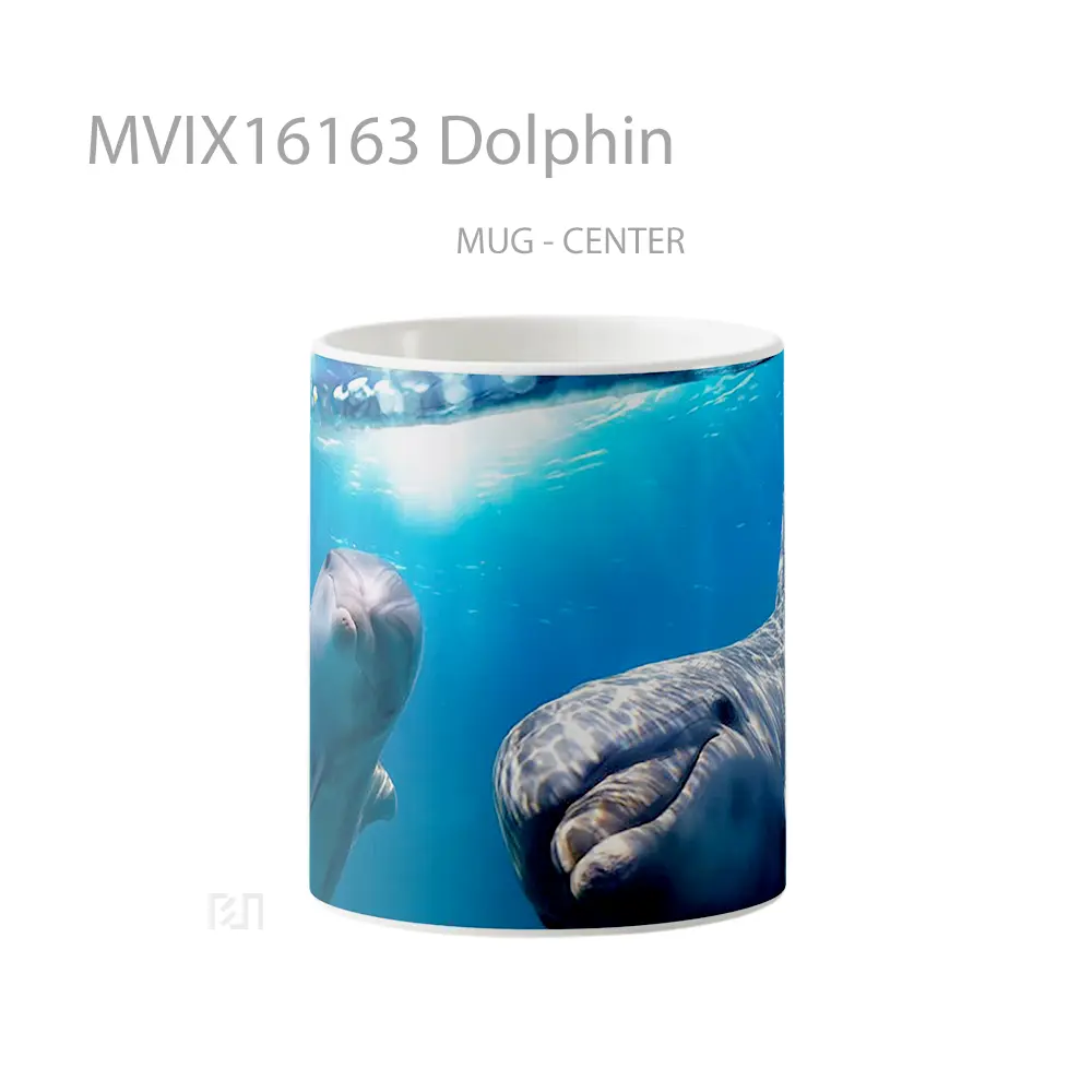 Mug Dolphin Full Wrap Lanscape