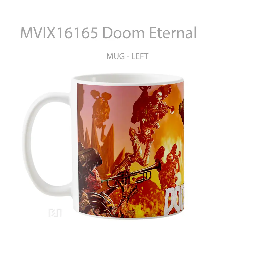 Mug Doom Eternal Full Wrap Lanscape - All-side / Desain