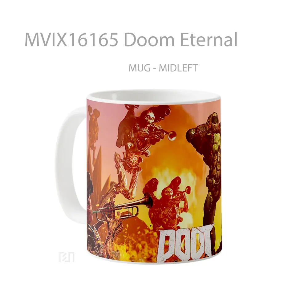 Mug Doom Eternal Full Wrap Lanscape - All-side / Desain