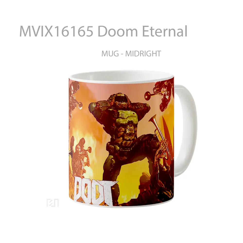 Mug Doom Eternal Full Wrap Lanscape - All-side / Desain