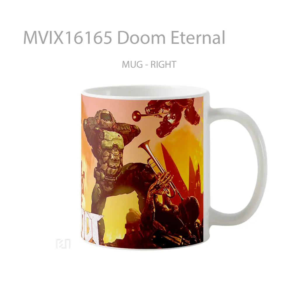 Mug Doom Eternal Full Wrap Lanscape - All-side / Desain