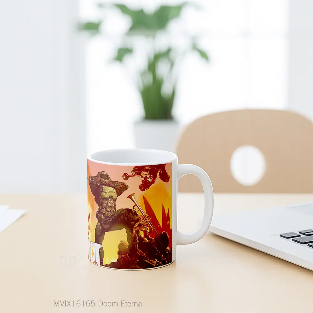 Mug Doom Eternal Full Wrap Lanscape - All-side / Desain