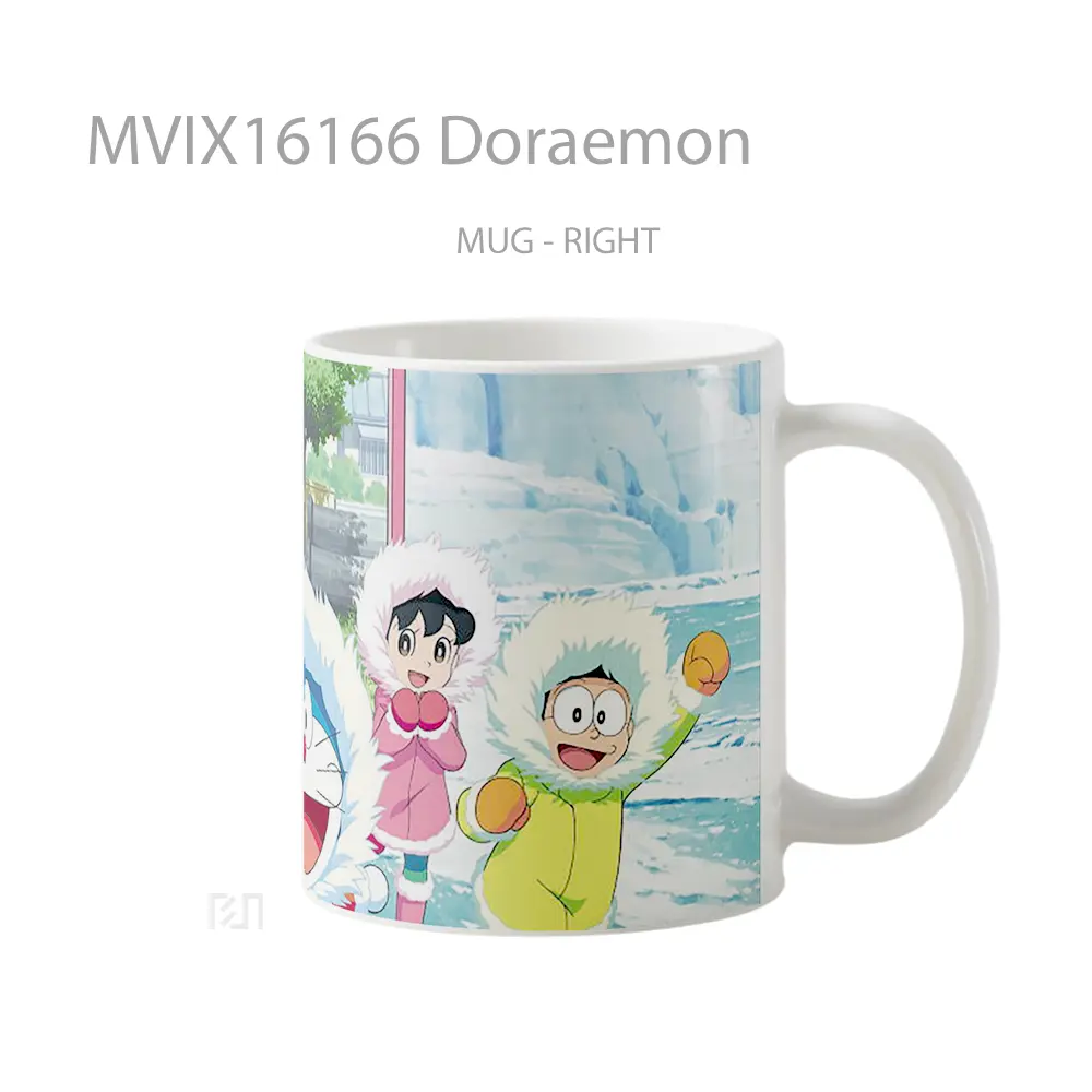 Mug Doraemon Full Wrap Lanscape - All-side / Desain