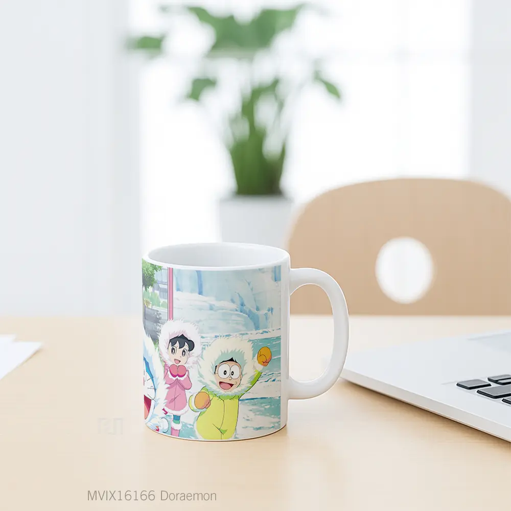 Mug Doraemon Full Wrap Lanscape - All-side / Desain