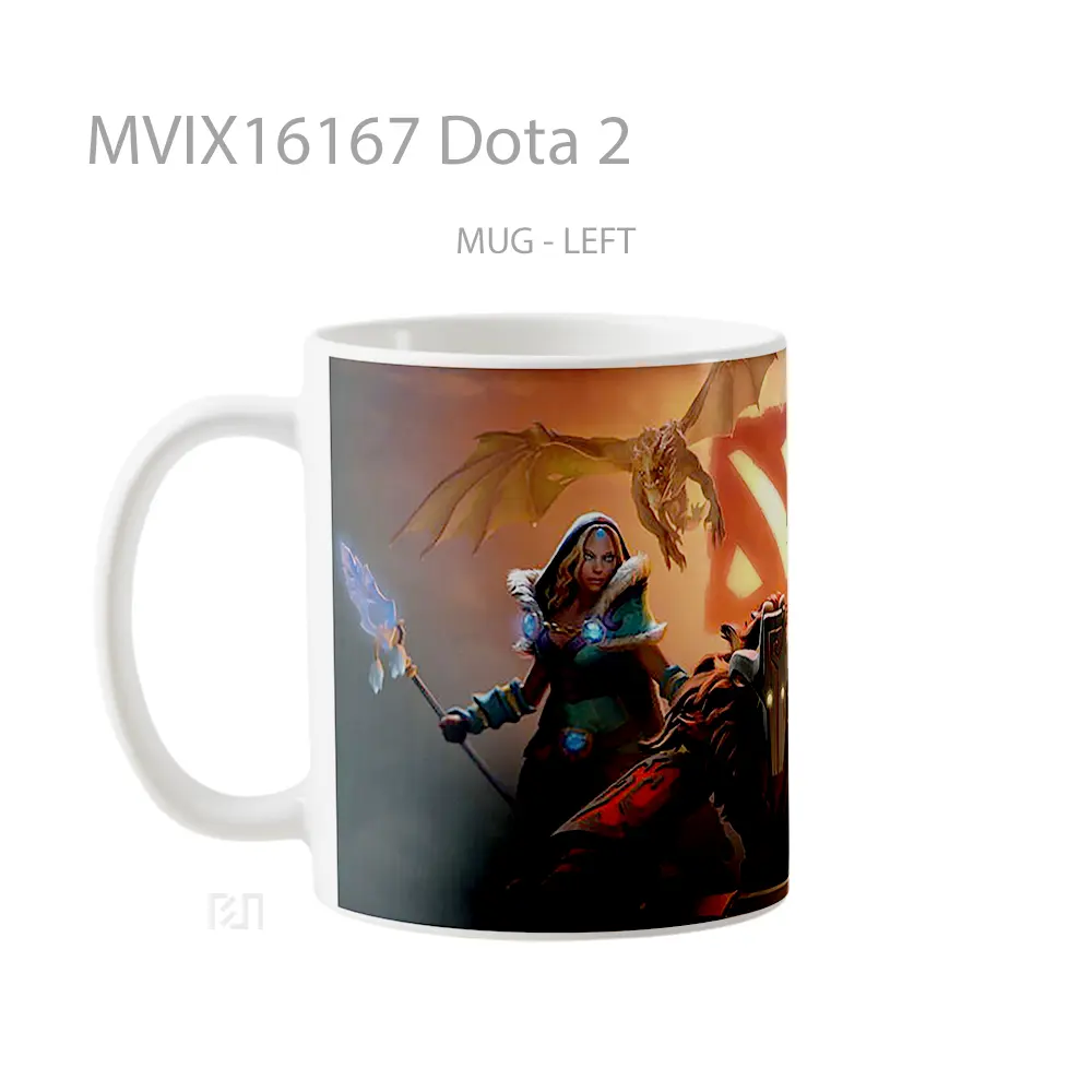 Mug Dota 2 Full Wrap Lanscape - All-side / Desain