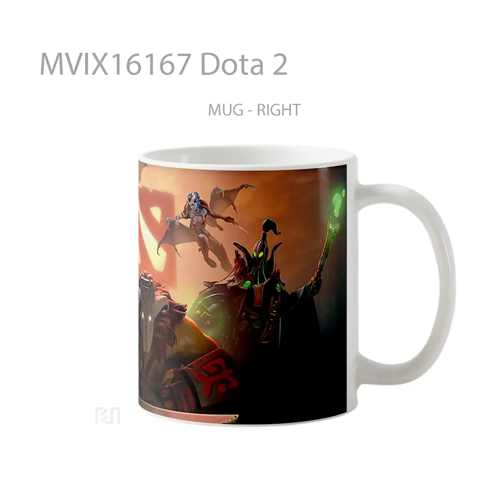 Mug Dota 2 Full Wrap Lanscape - All-side / Desain