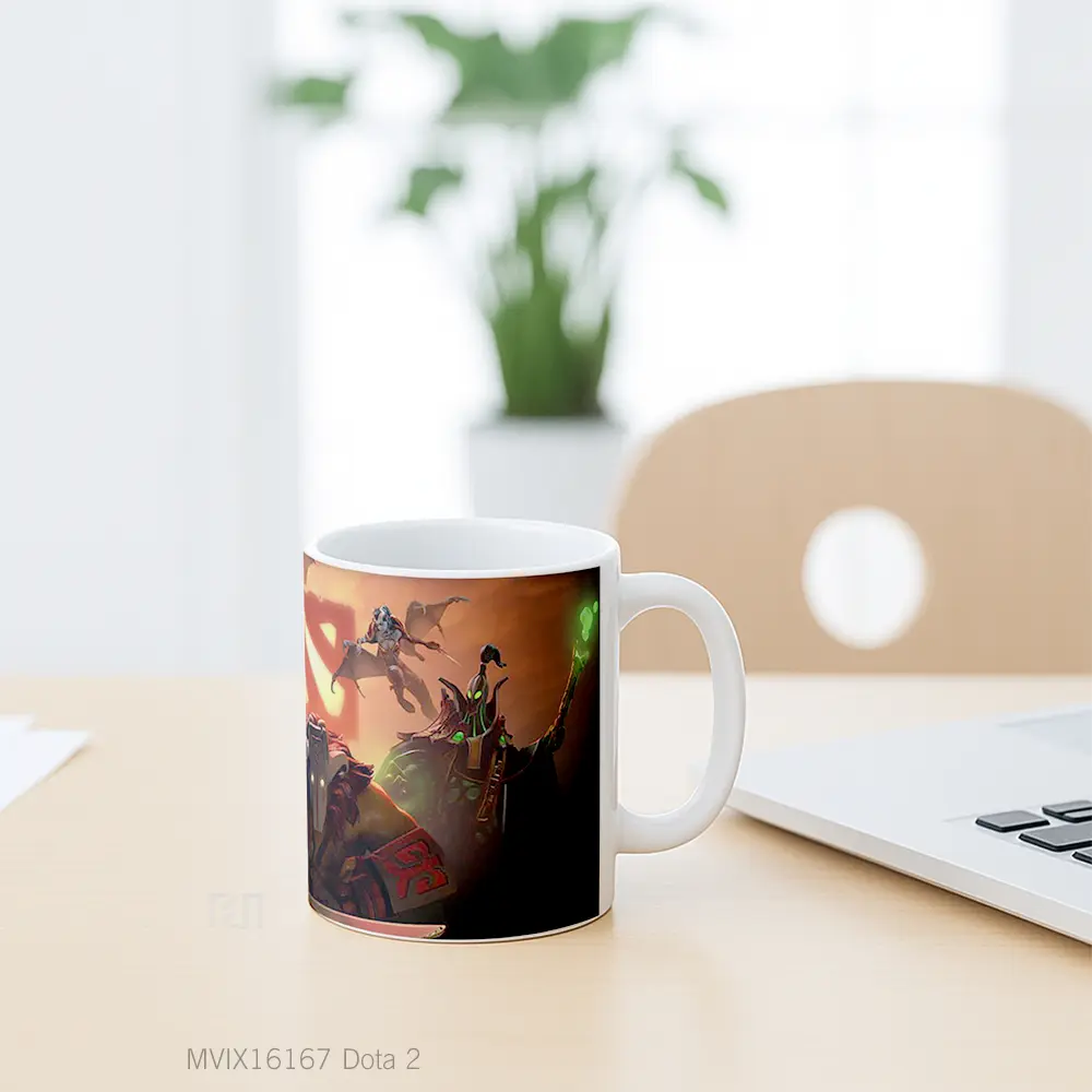 Mug Dota 2 Full Wrap Lanscape - All-side / Desain