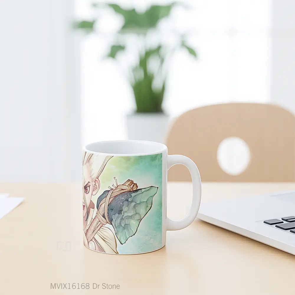 Mug Dr Stone Full Wrap Lanscape - All-side / Desain