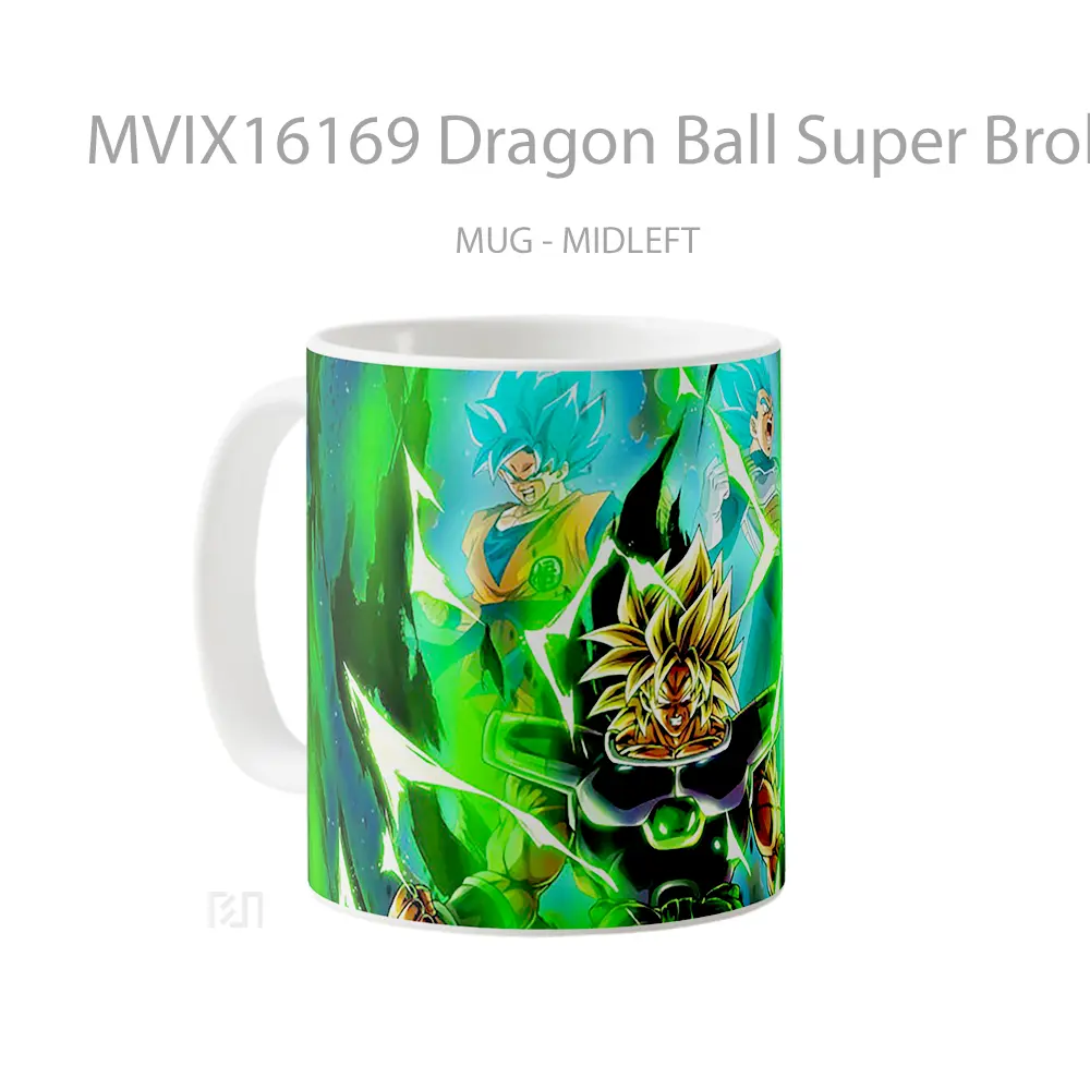 Mug Dragon Ball Super Broly Full Wrap Lanscape - All-side / Desain