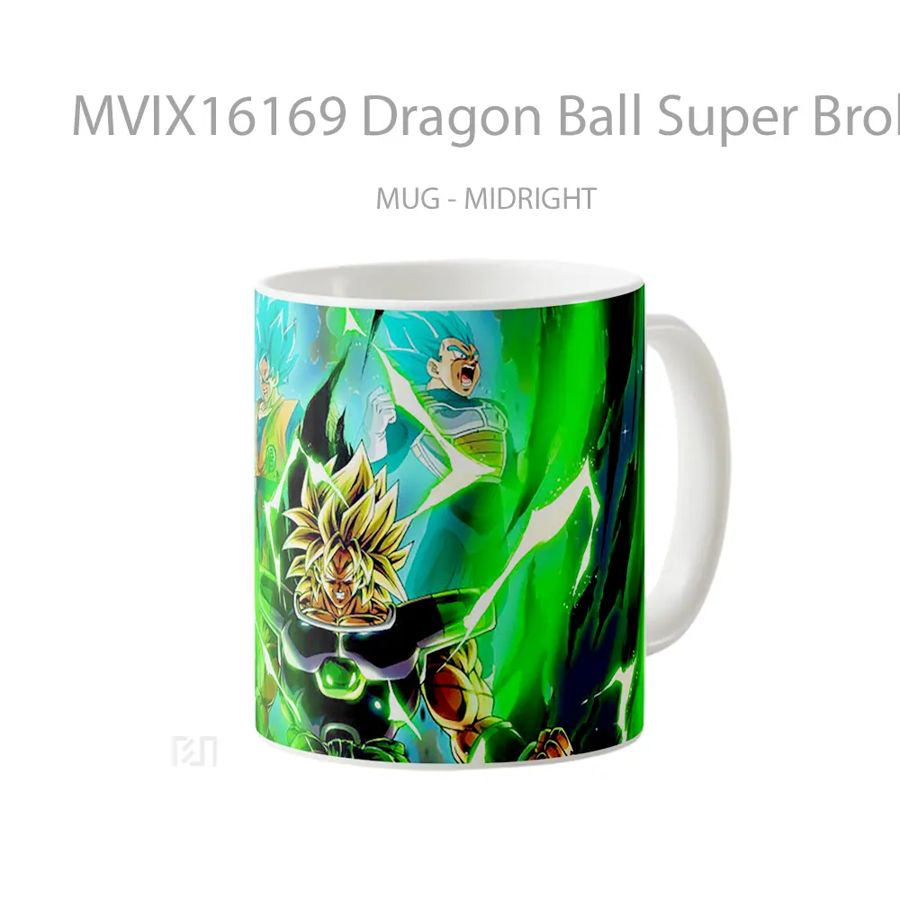 Mug Dragon Ball Super Broly Full Wrap Lanscape - All-side / Desain
