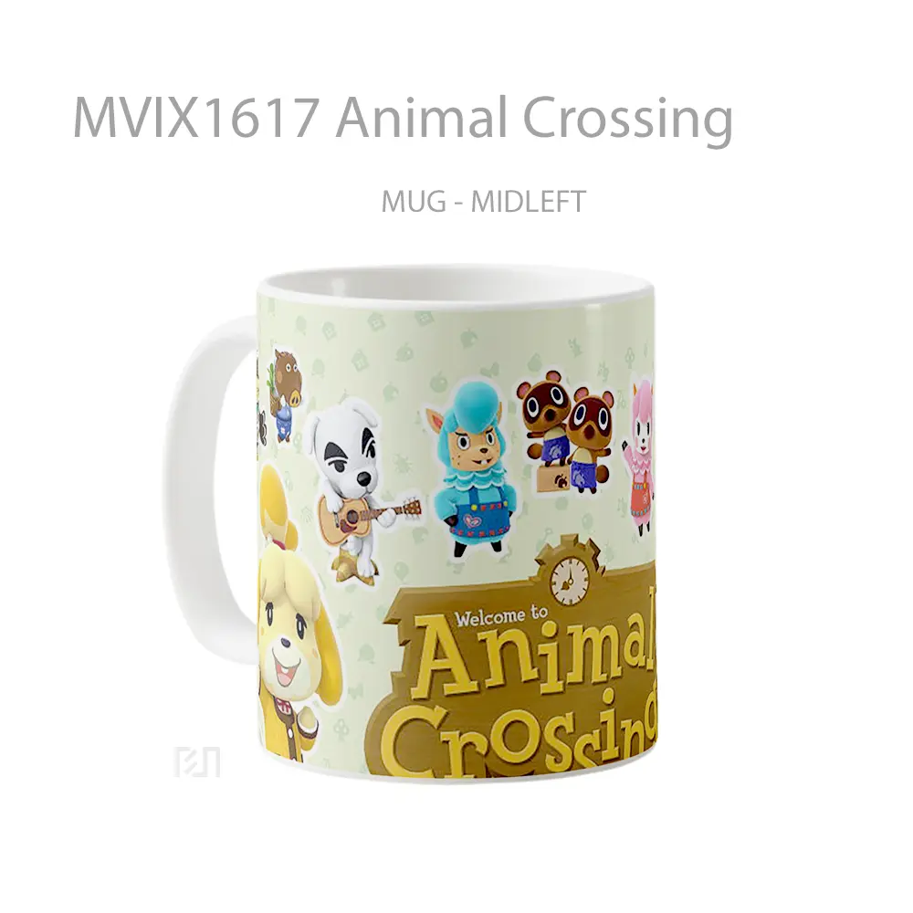 Mug Animal Crossing Full Wrap Lanscape - All-side / Desain