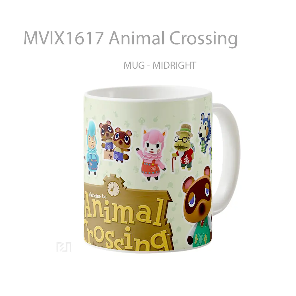 Mug Animal Crossing Full Wrap Lanscape - All-side / Desain