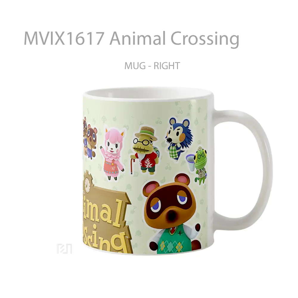 Mug Animal Crossing Full Wrap Lanscape - All-side / Desain