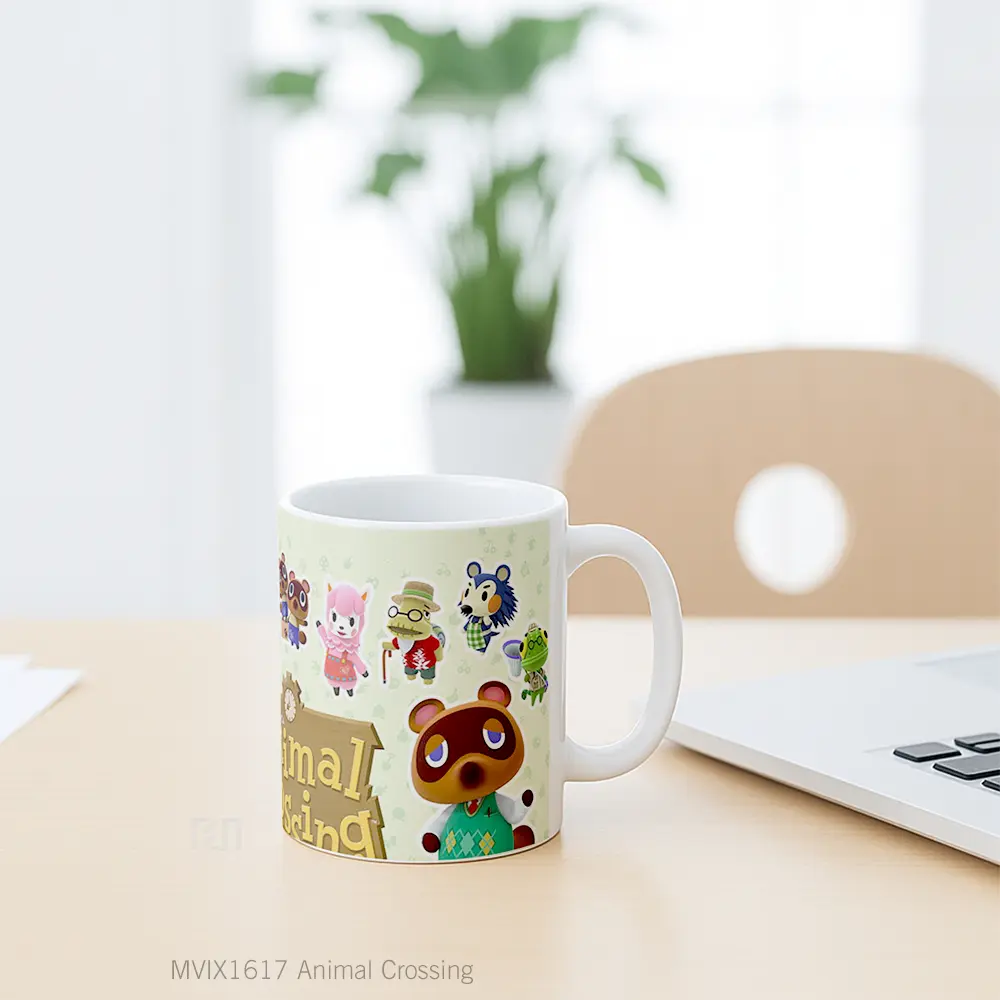Mug Animal Crossing Full Wrap Lanscape - All-side / Desain