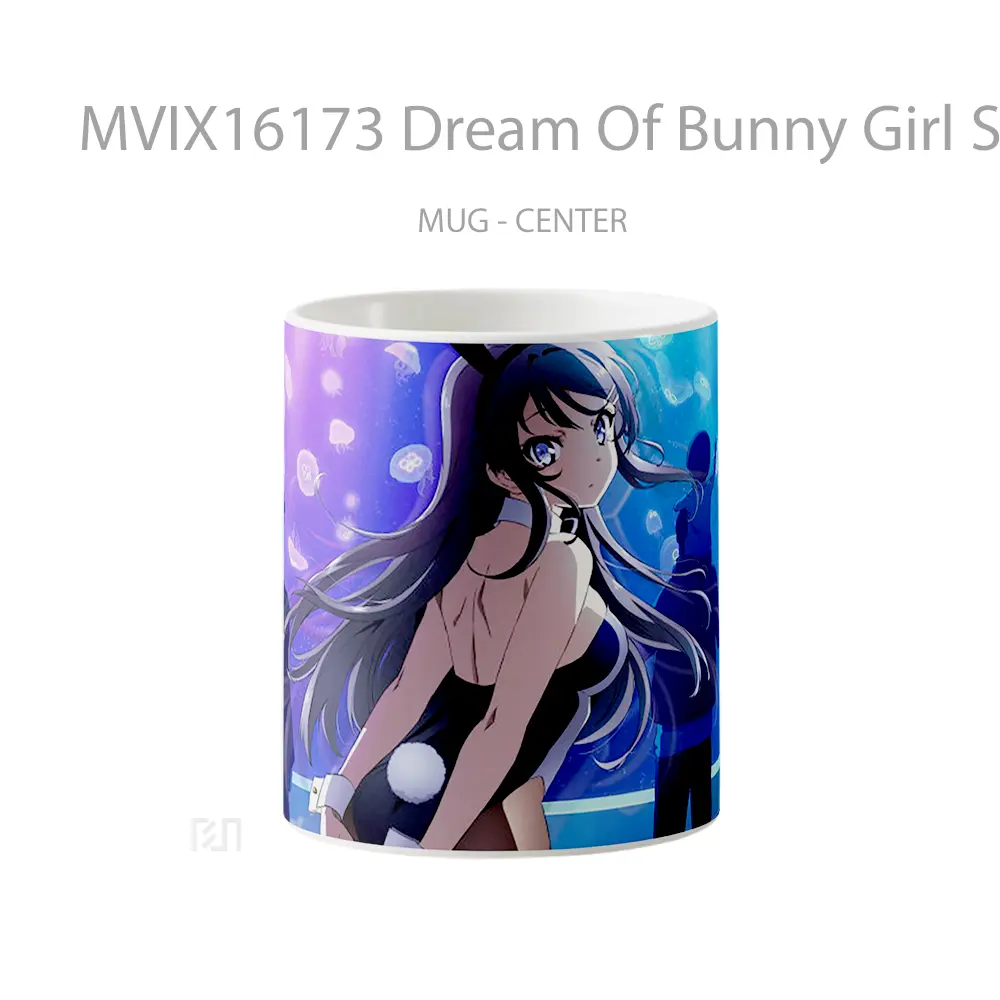 Mug Dream Of Bunny Girl Senpai Full Wrap Lanscape