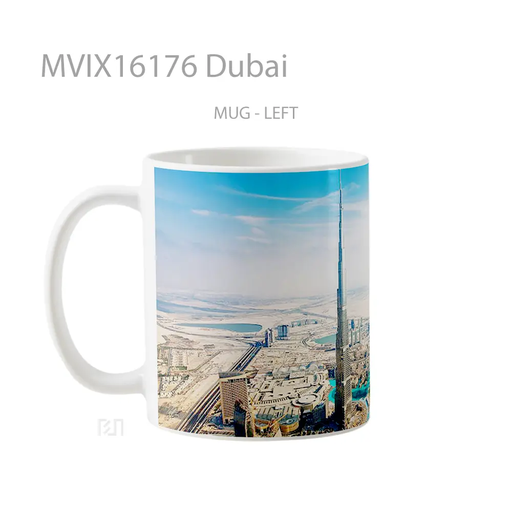 Mug Dubai Full Wrap Lanscape - All-side / Desain