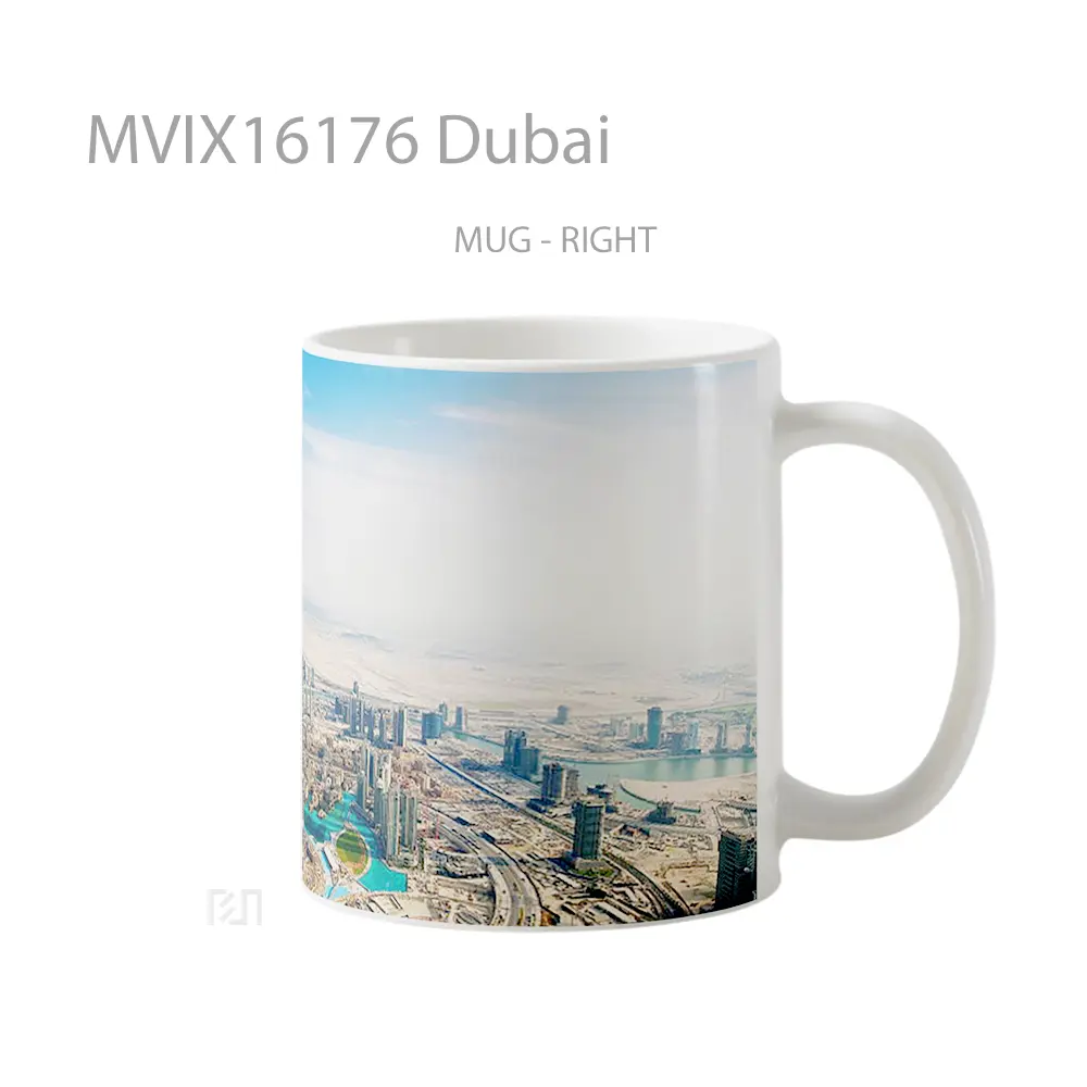 Mug Dubai Full Wrap Lanscape - All-side / Desain