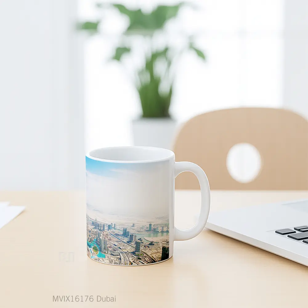 Mug Dubai Full Wrap Lanscape - All-side / Desain