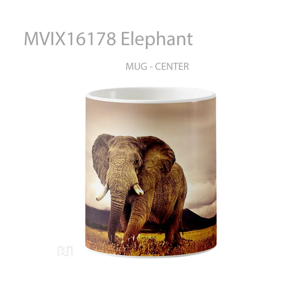 Mug Elephant Full Wrap Lanscape
