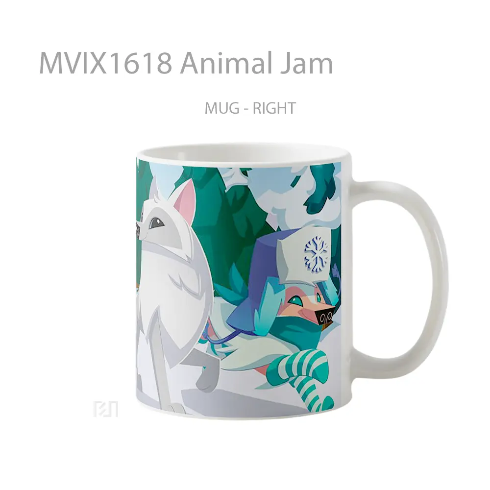Mug Animal Jam Full Wrap Lanscape - All-side / Desain