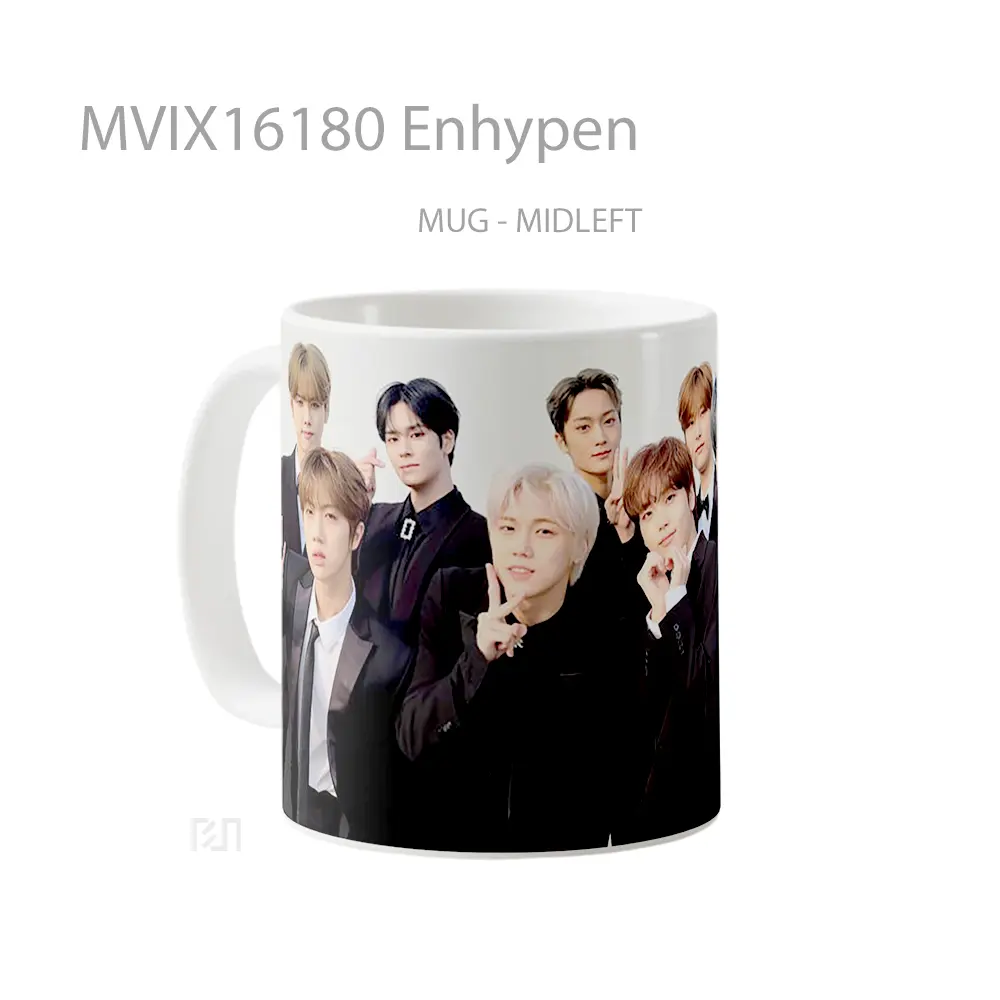 Mug Enhypen Full Wrap Lanscape - All-side / Desain