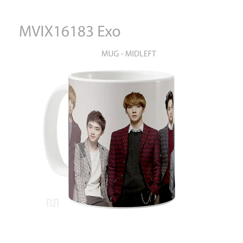 Mug Exo Full Wrap Lanscape - All-side / Desain