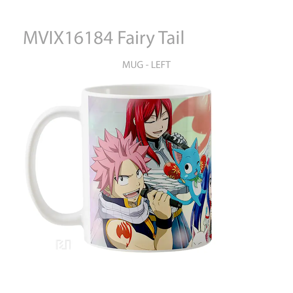 Mug Fairy Tail Full Wrap Lanscape - All-side / Desain