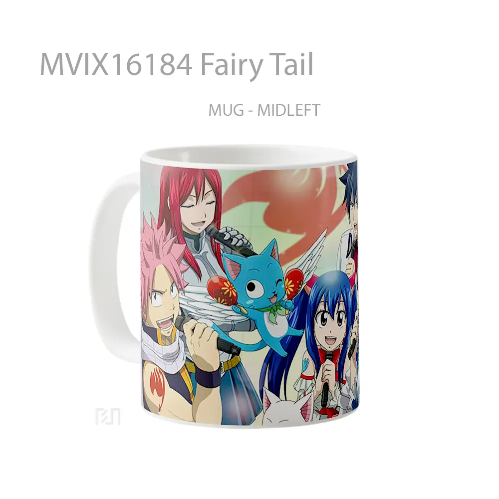 Mug Fairy Tail Full Wrap Lanscape - All-side / Desain