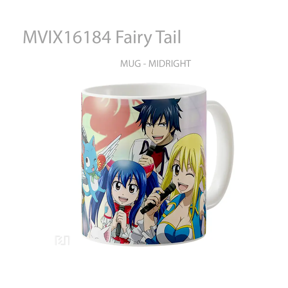 Mug Fairy Tail Full Wrap Lanscape - All-side / Desain