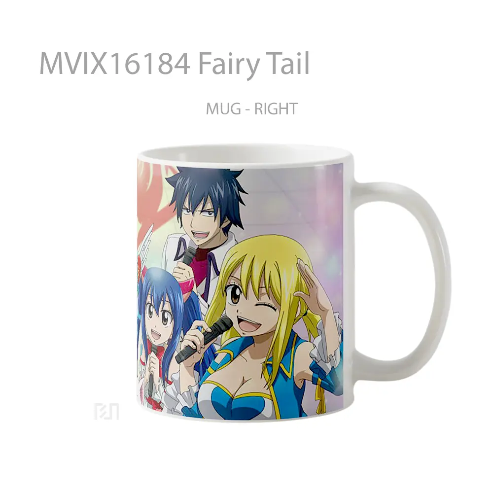 Mug Fairy Tail Full Wrap Lanscape - All-side / Desain