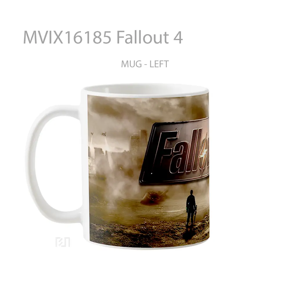Mug Fallout 4 Full Wrap Lanscape - All-side / Desain